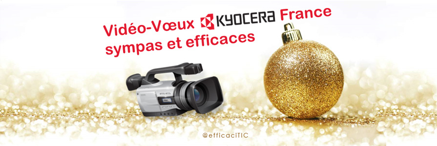 video-voeux Kyocera France sympas et efficaces