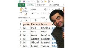 gestion contact Excel vs Outlook