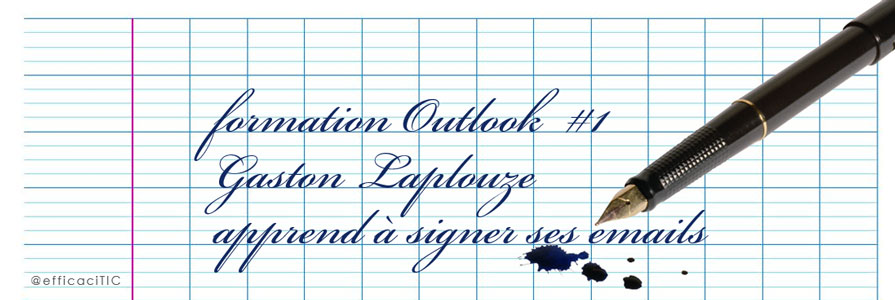 comment mettre une signature sur ses emails Outlook