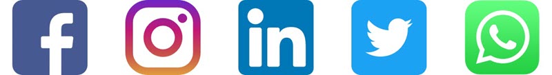 logos Facebook Instagram LinkedIn Twitter WhatsApp
